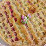 rhubarb frangipane tart