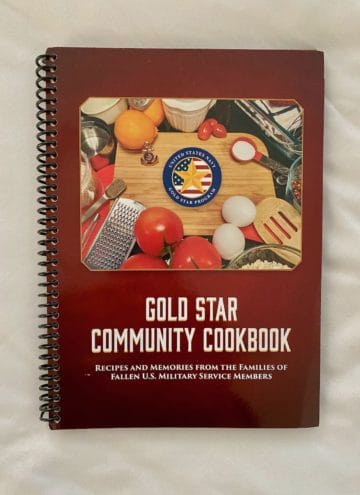 Gold Star community Cookbook cover.