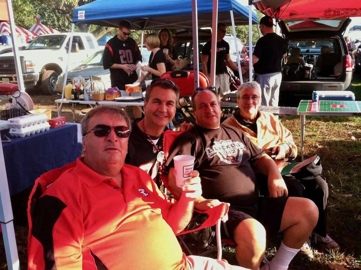 My brothers at a tail gate.