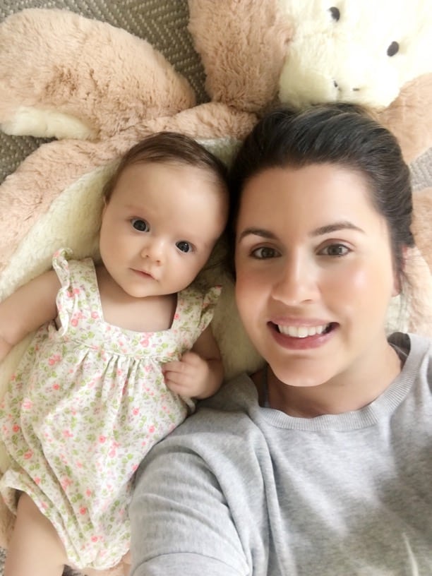 My daughter and her child.