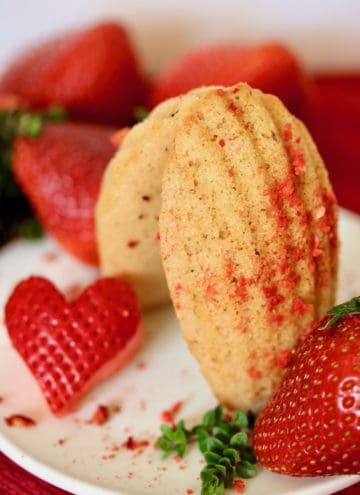 strawberry madeleine