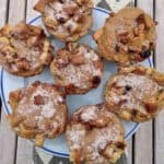 French toast muffins on a plate