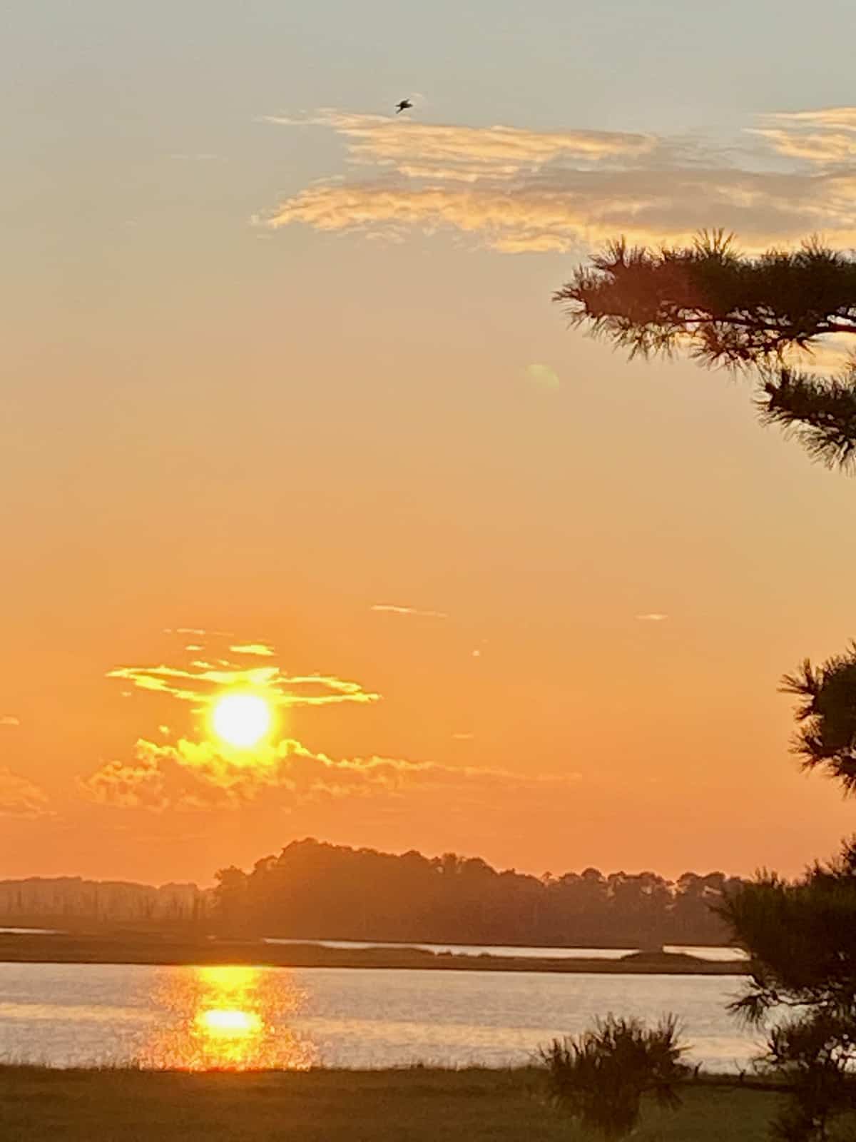 Sunset meditation.