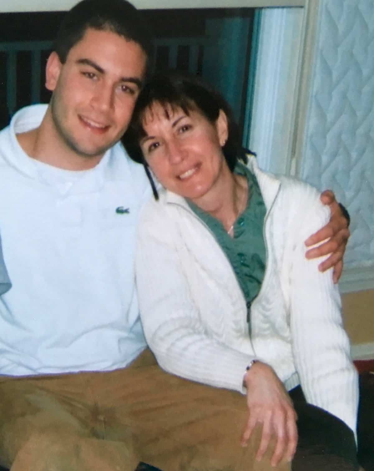 Me and my son and a grief moment in time as he was leaving for Afghanistan.