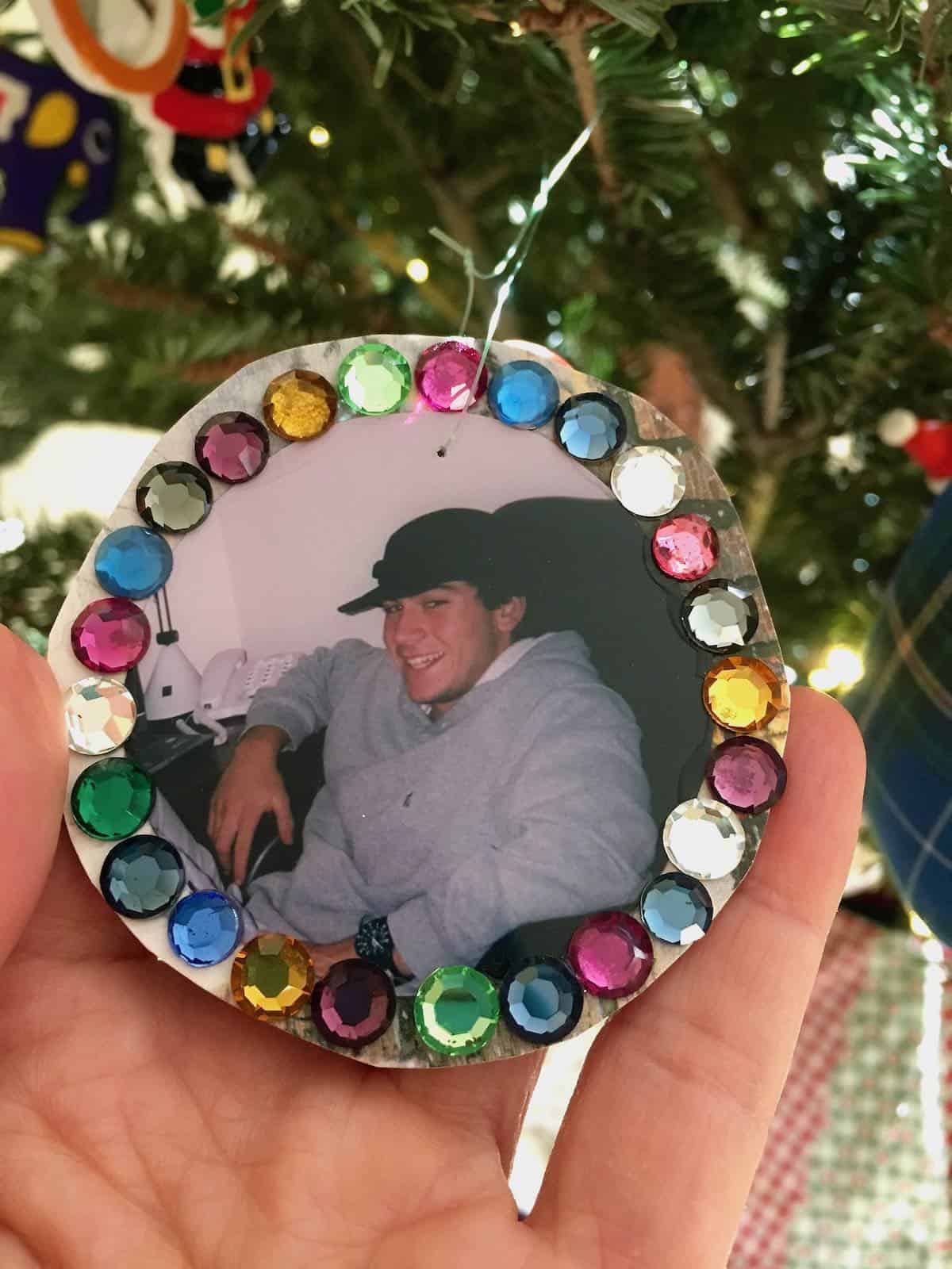 Another xmas ornament photo of Will.