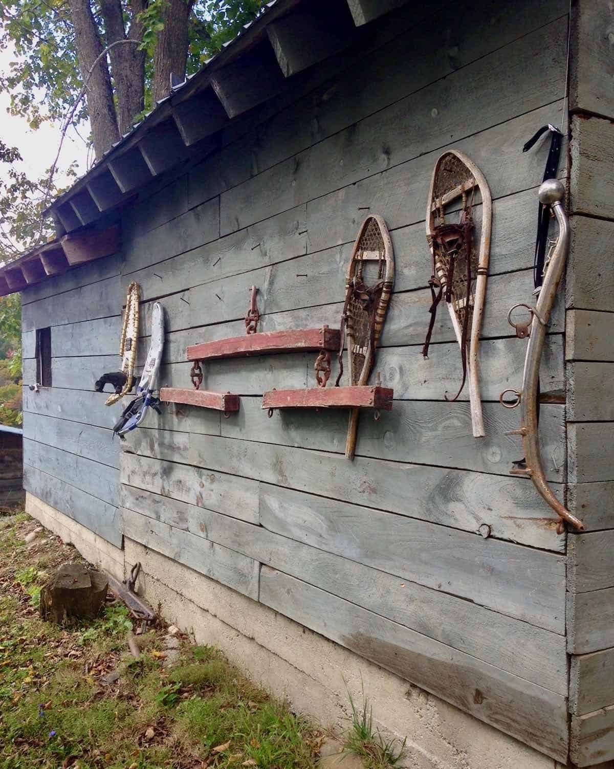 One of many old barns at Sugar Bush Farms.