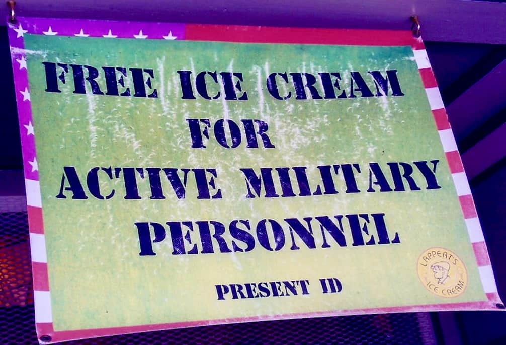 free ice cream sign Important Memorial Day Remembrance