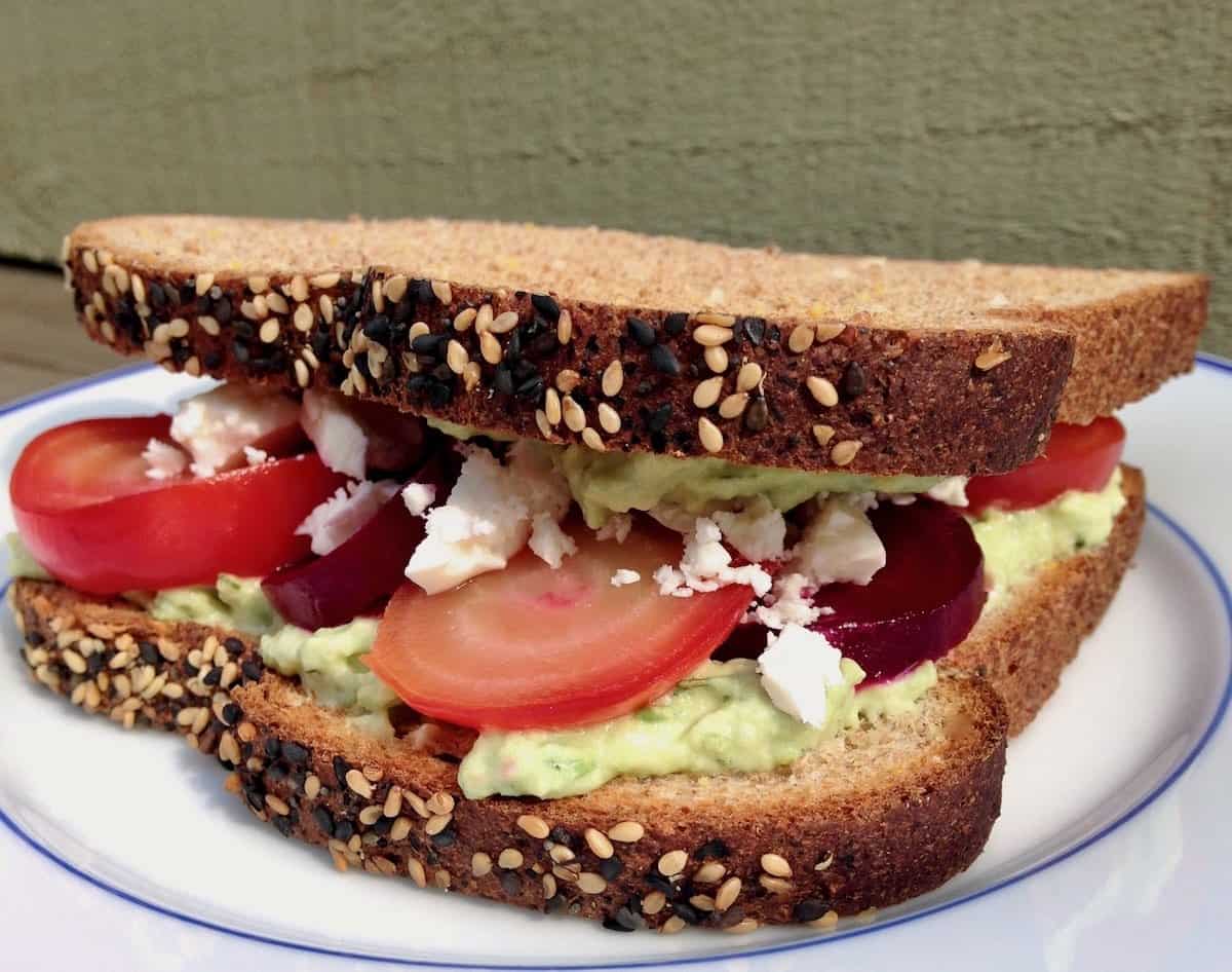 Roasted Beets Sandwich.