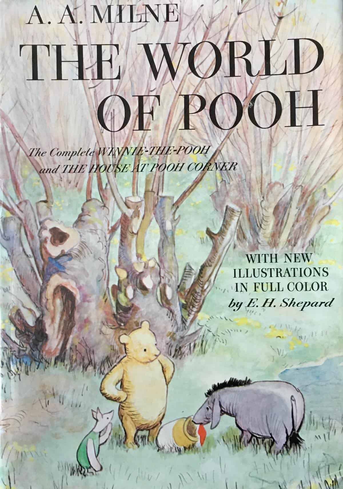 Winnie the Pooh book cover.