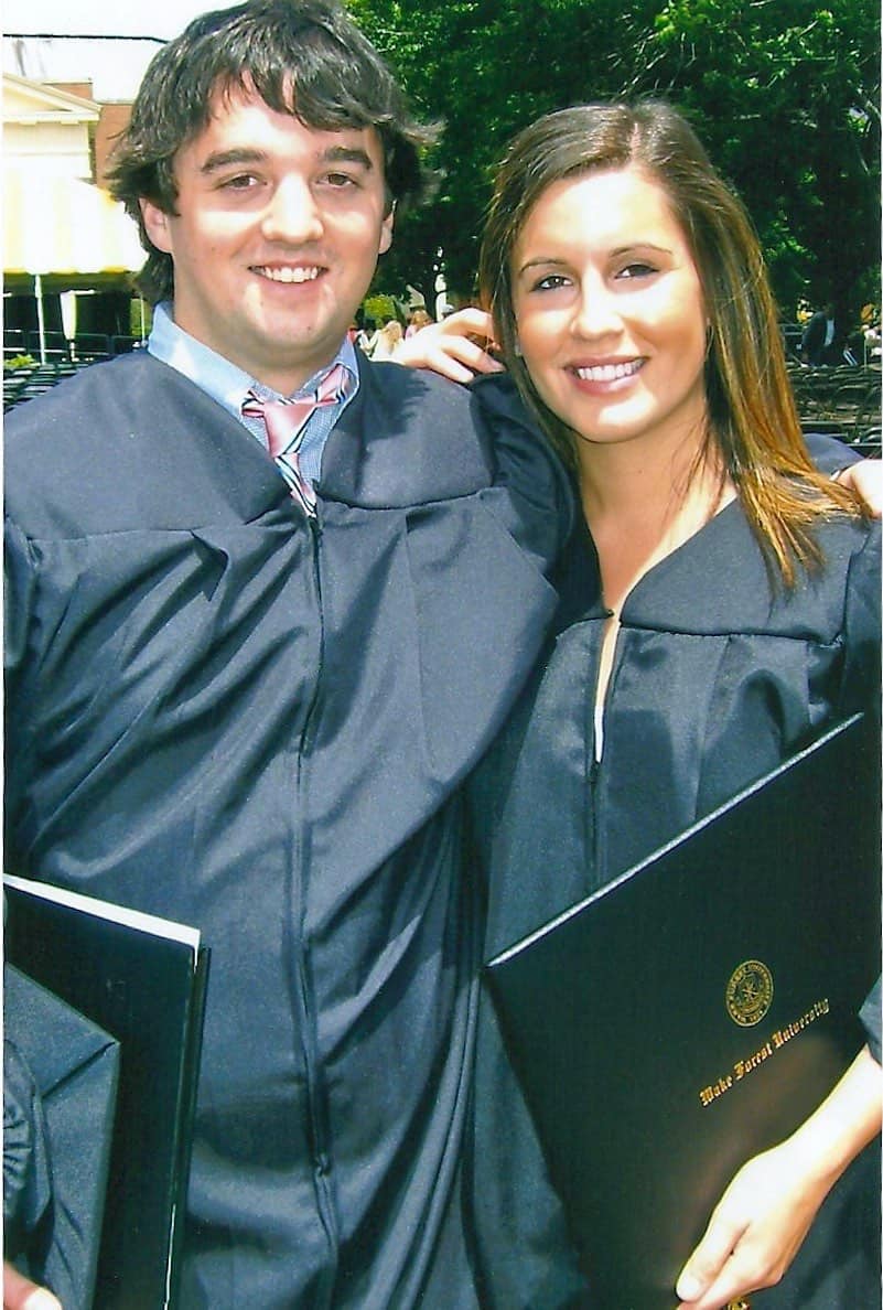 Caitlin & Sam college graduation.