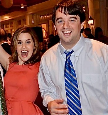 My daughter and son in law dancing.