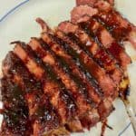 Whiskey glazed corn beef.