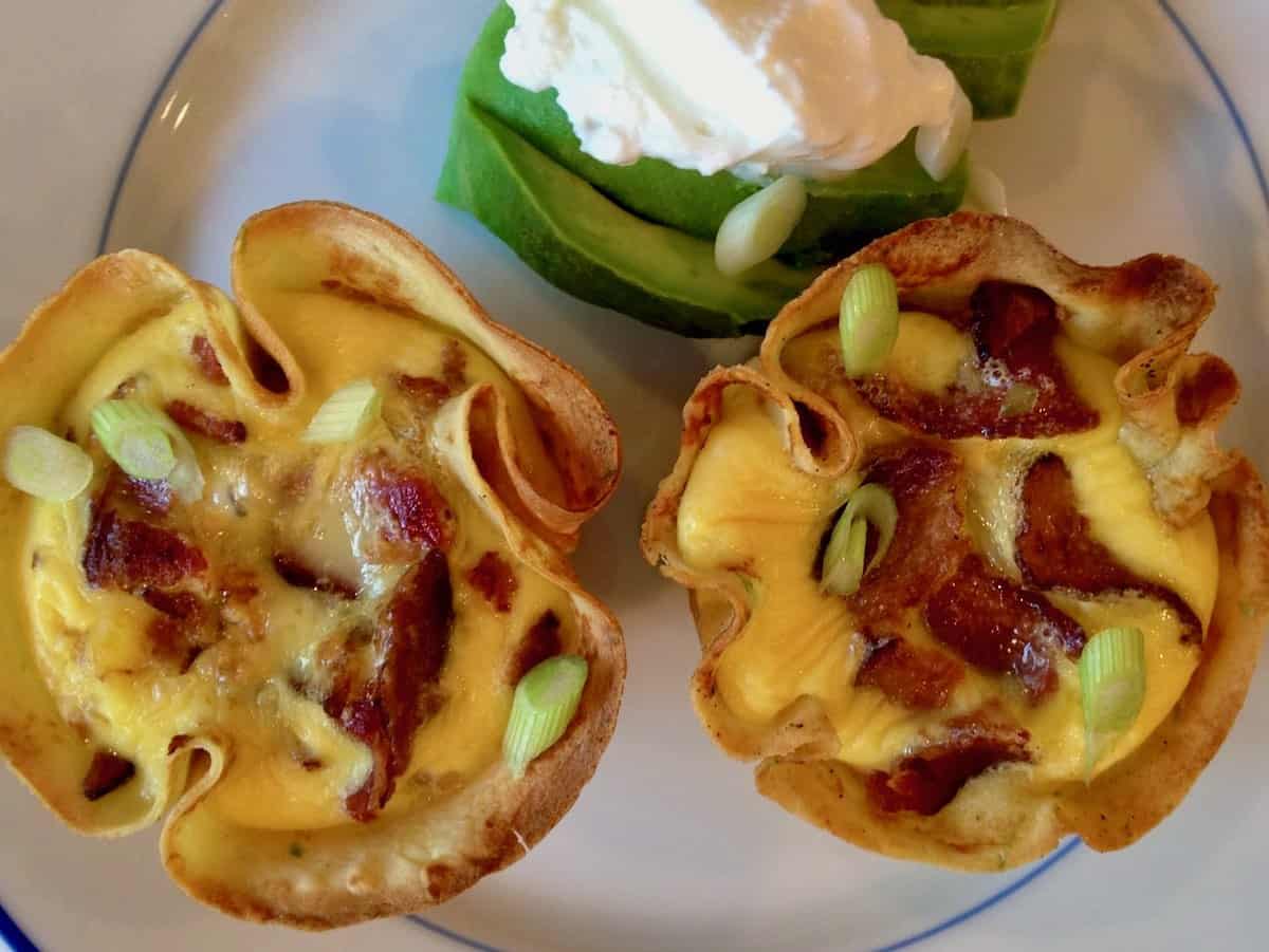Sunday Brunch special crepe cups.