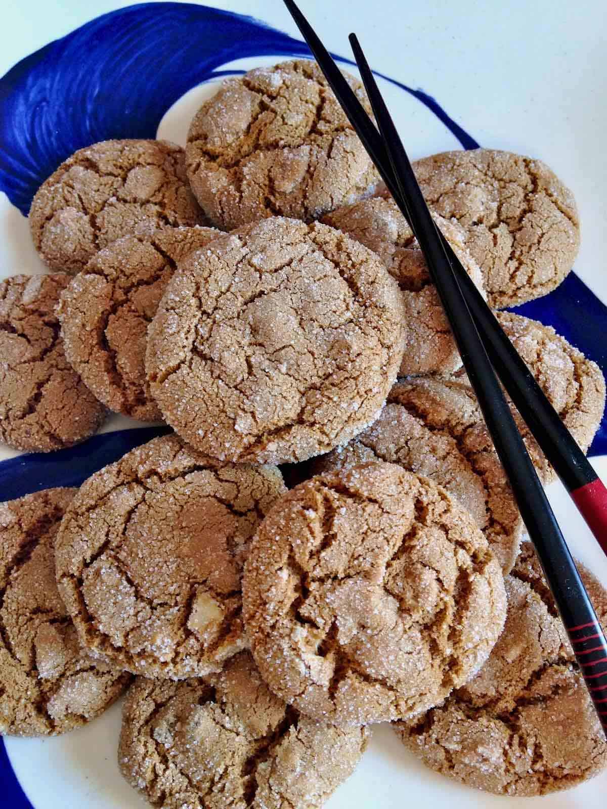 Five spice snap cookies.