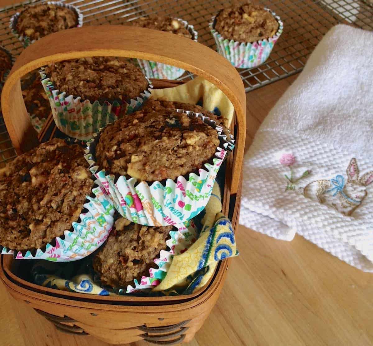 whole grain Easter muffins