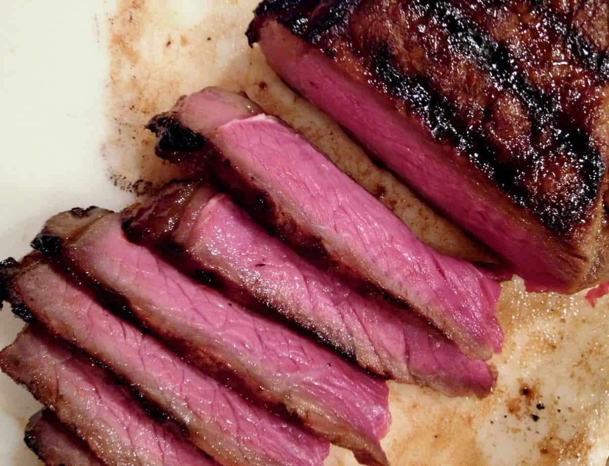Miso marinated porterhouse steak.