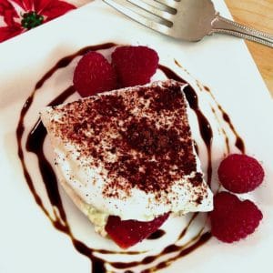 Decadent without the guilt tiramisu.
