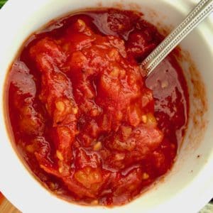 Toasted fennel tomato jam.