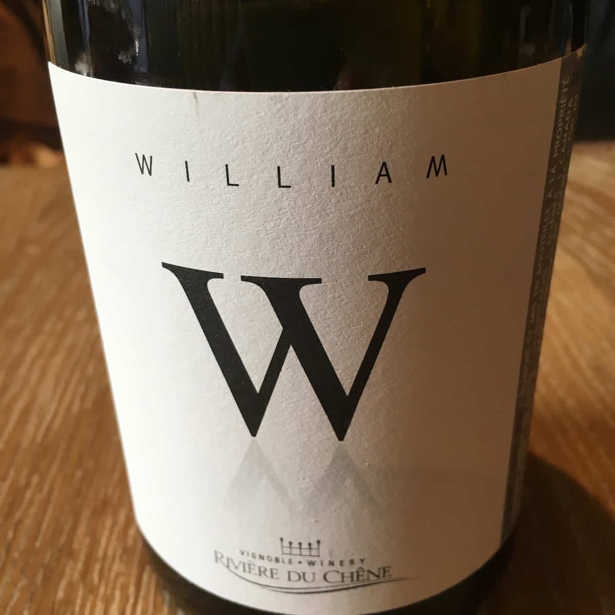 William wine bottle.