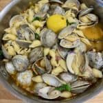 fresh clam pasta