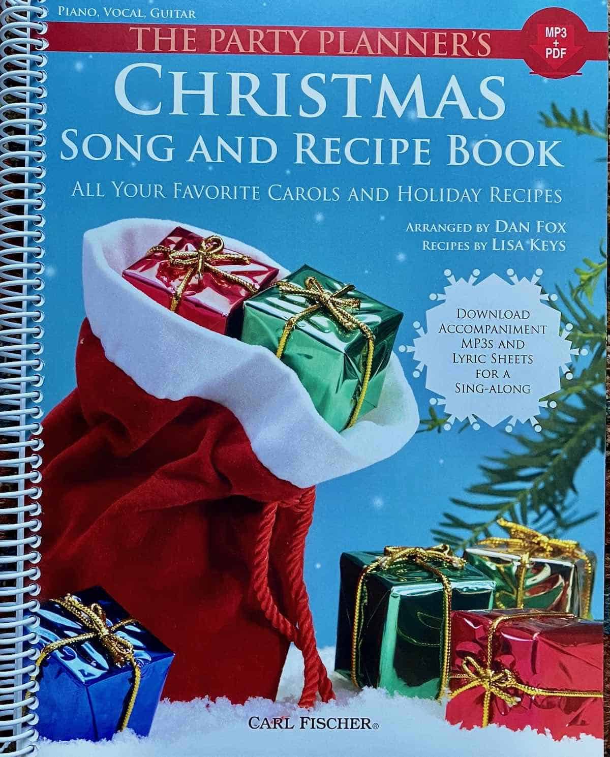 Christmas song and recipe book cover. My mission accomplished.