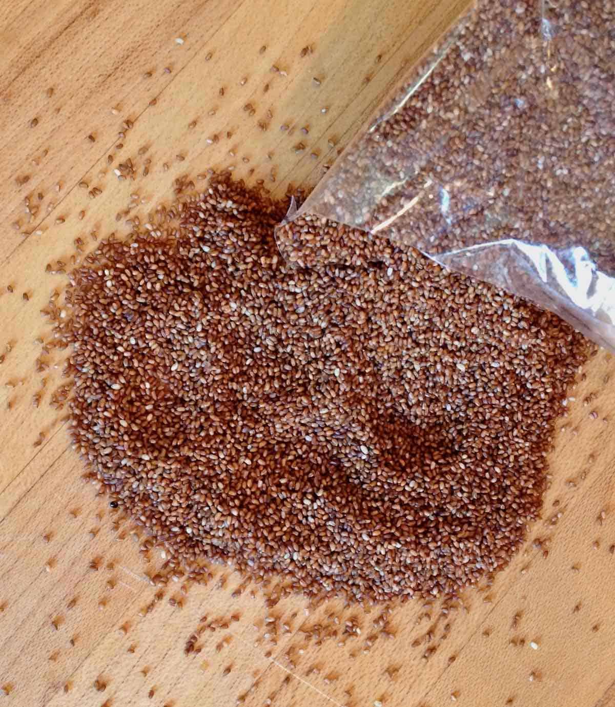 Teff is smallest ancient grain in the world.
