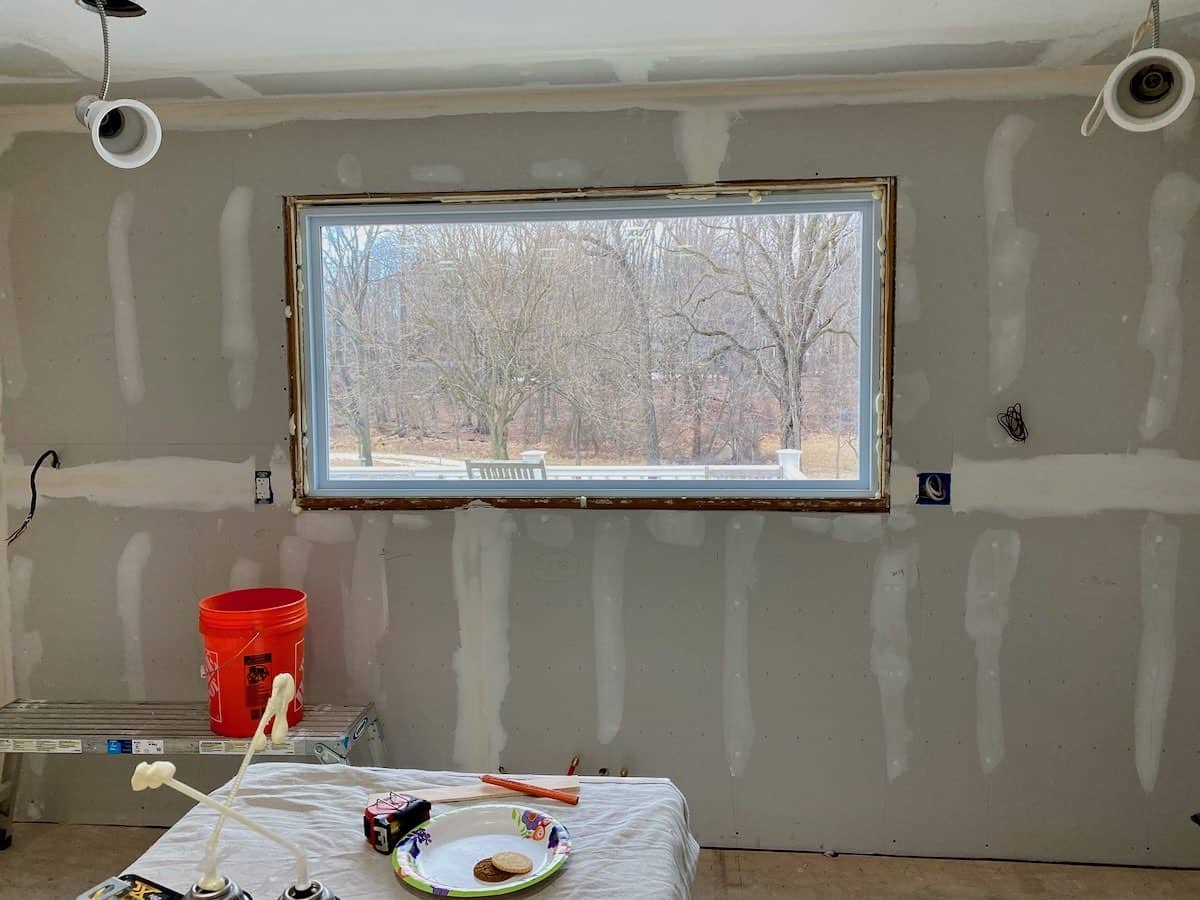 can't wait to cook fresh clam pasta by the light of this new kitchen window