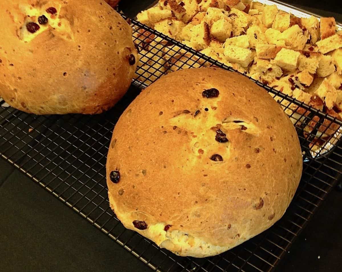 This loaf was auctioned off for $600.00.  Thank you Red Star Yeast