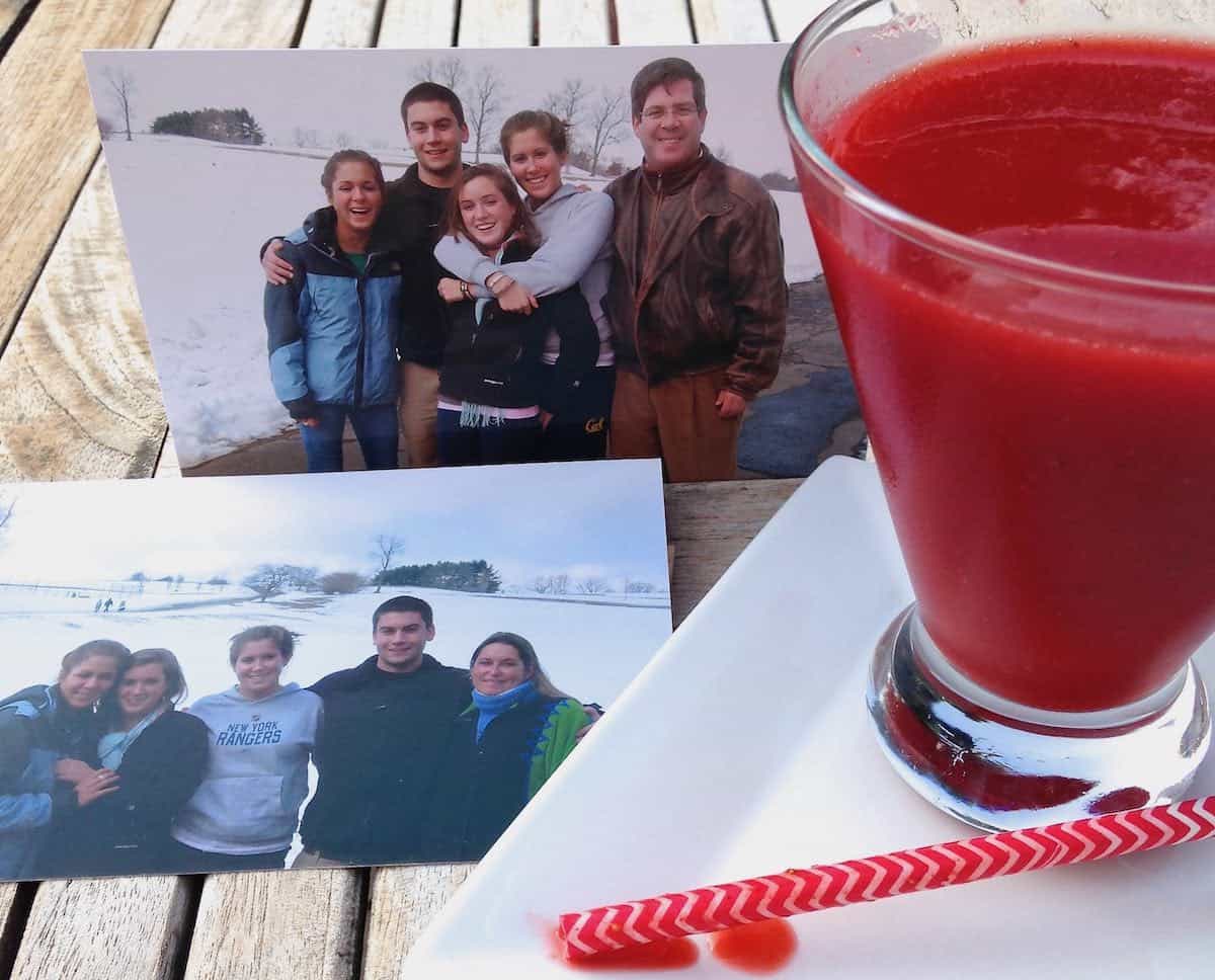 Congratulations, Julia and Van Sant Family celebrate with this Sensational Strawberry Limoncello Martini