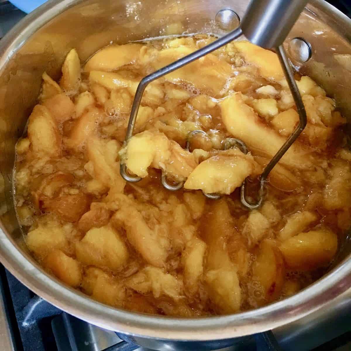smashing peaches for the best spirited peach jam