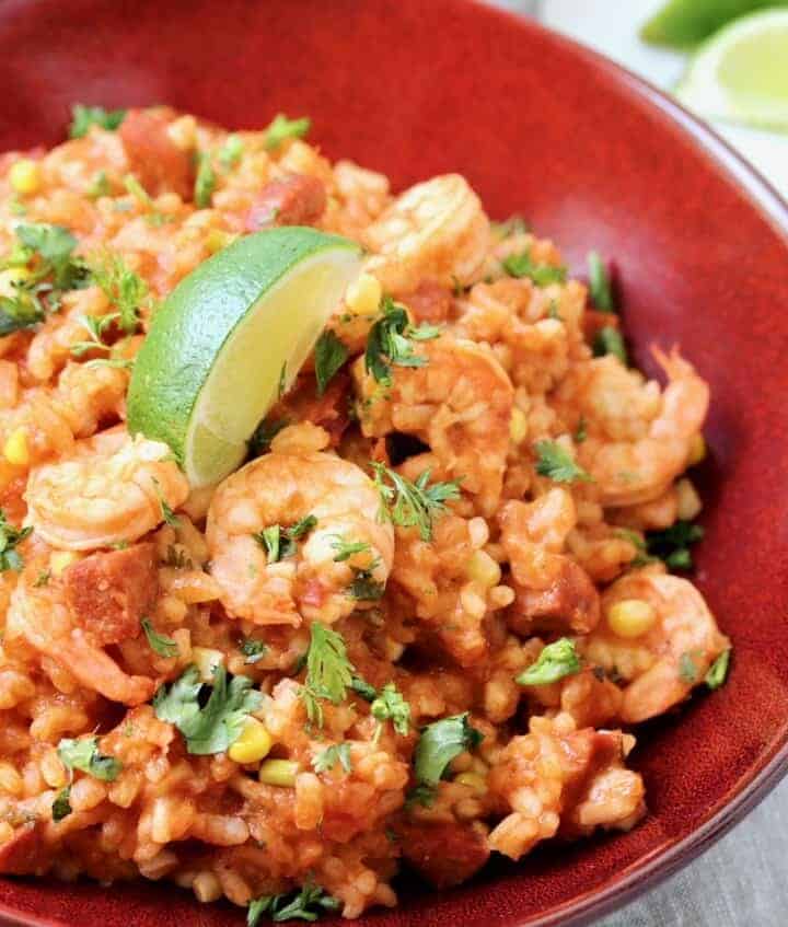 cantina style shrimp risotto