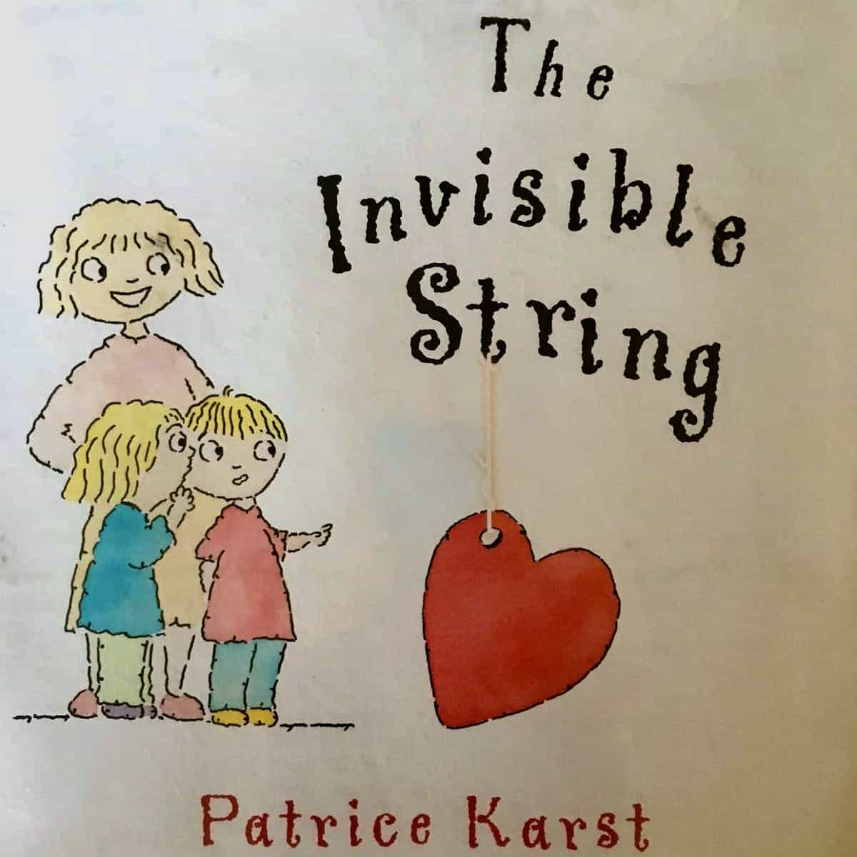 The Invisible String book cover a grief moment in time.