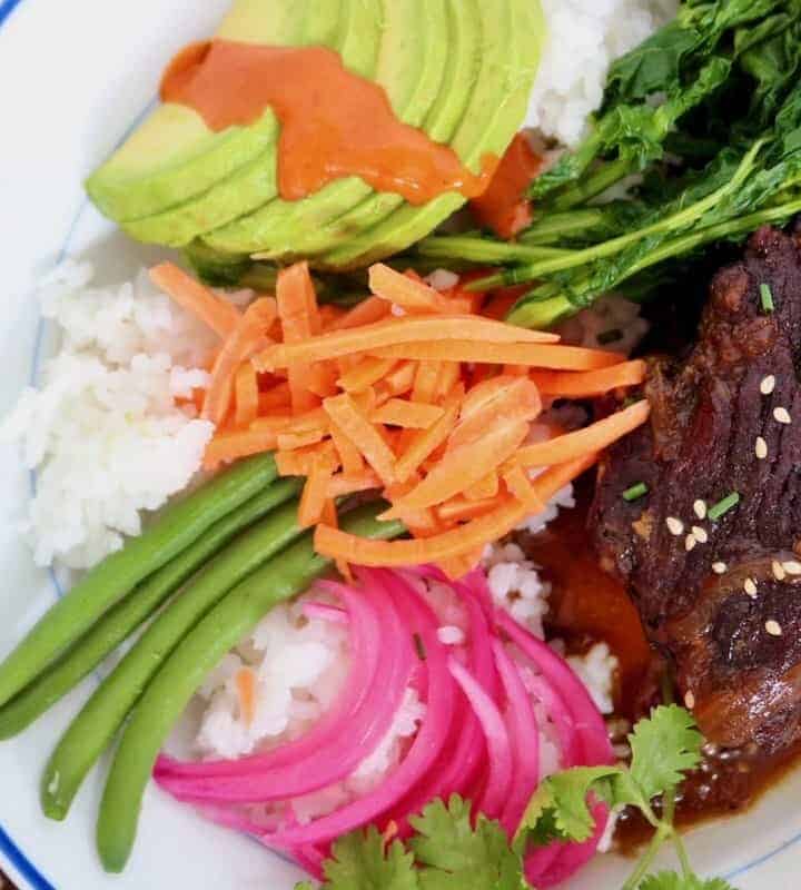 kalbi short rib bowl