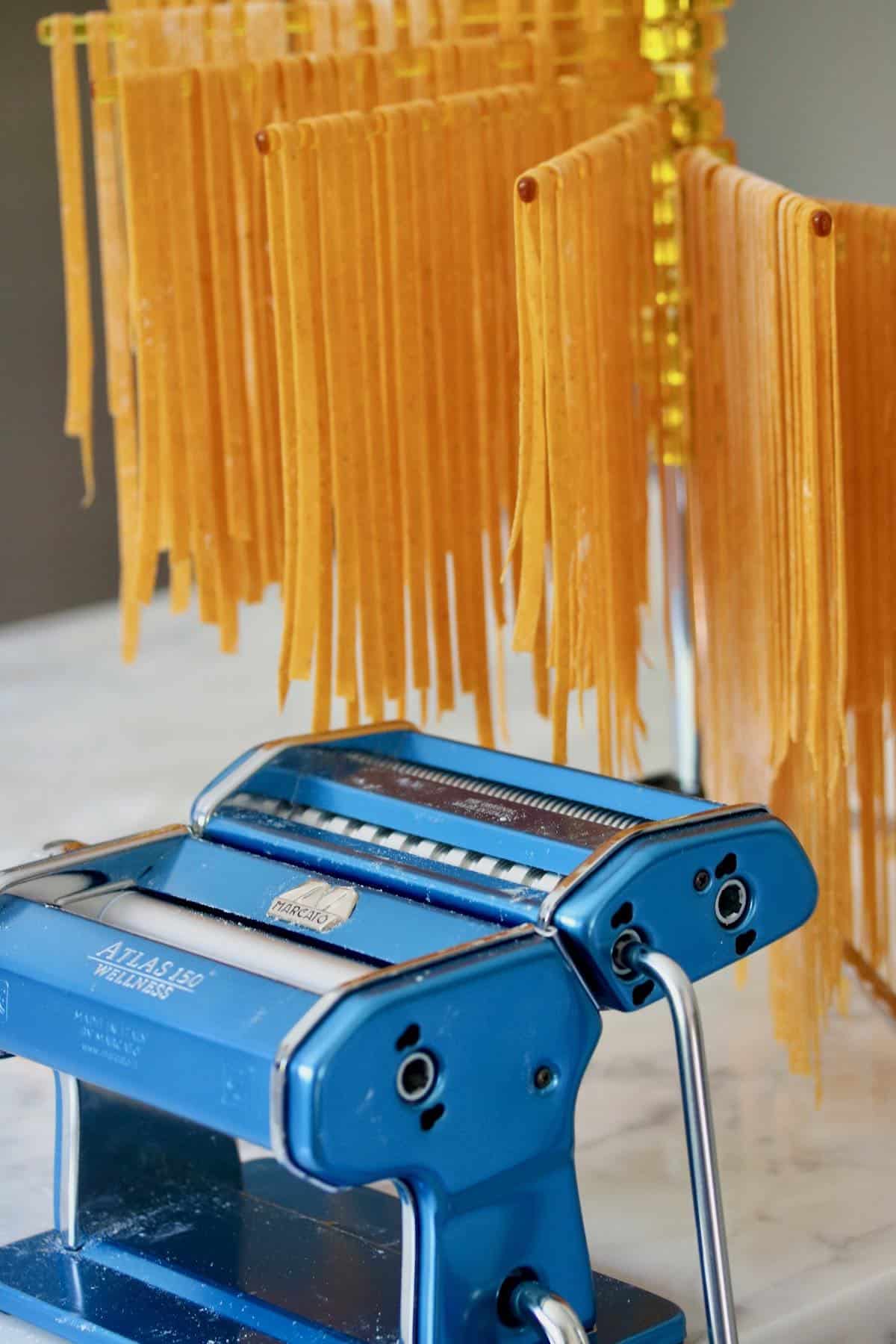 Pumpkin Spice Pasta drying rack