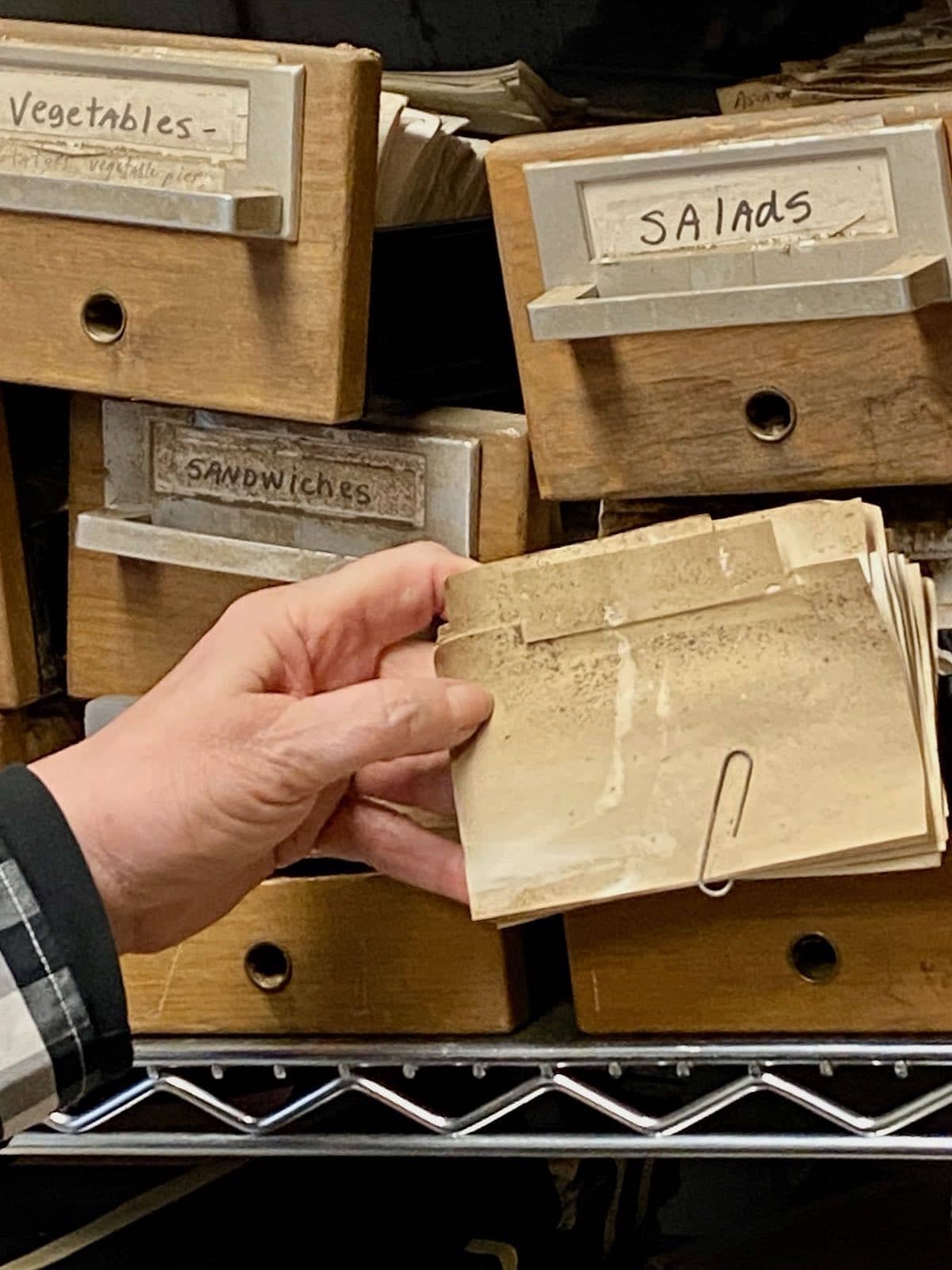 the culinary cellar recipe cards crusted with mud