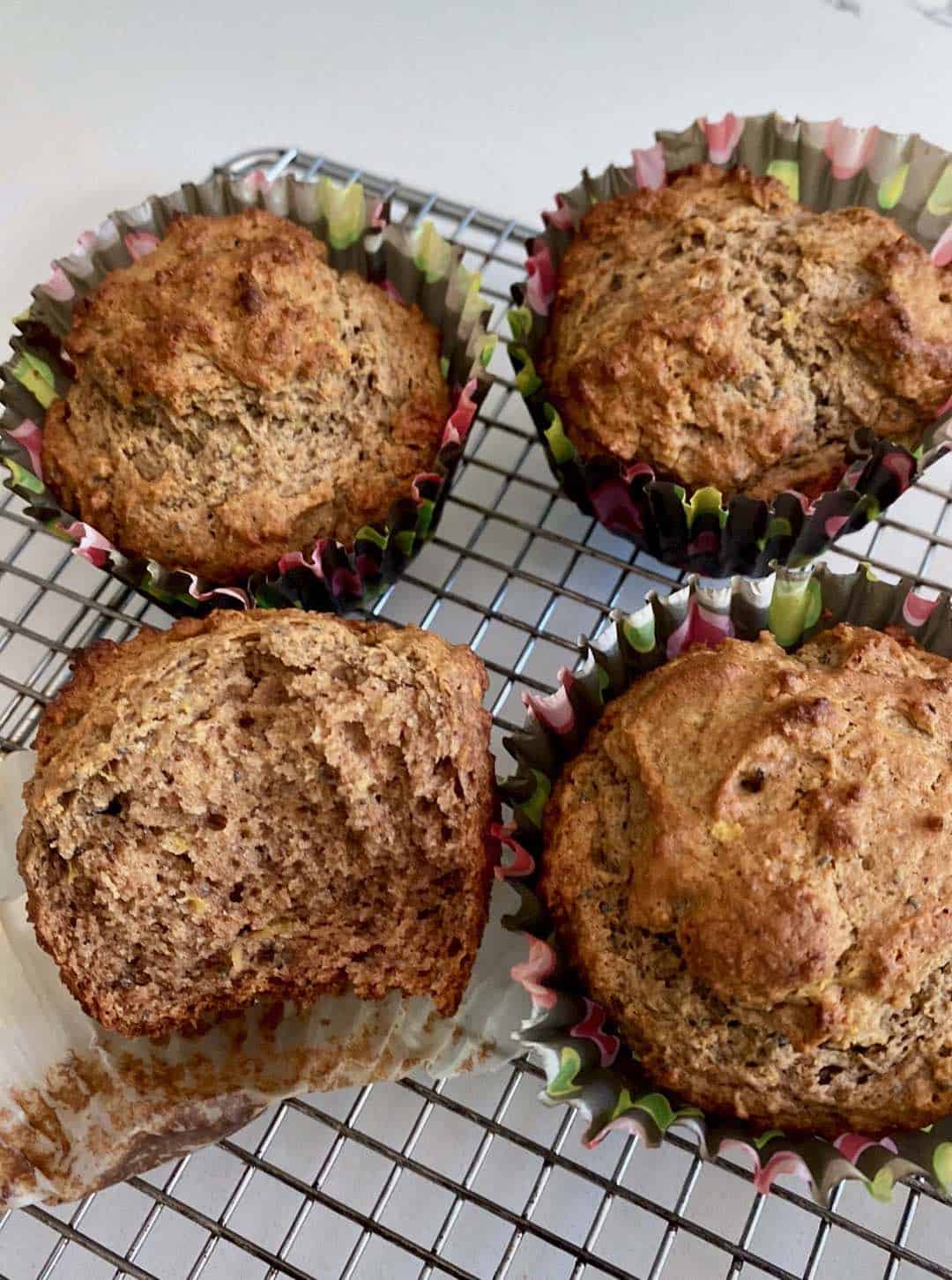 Healthy date sugar muffins