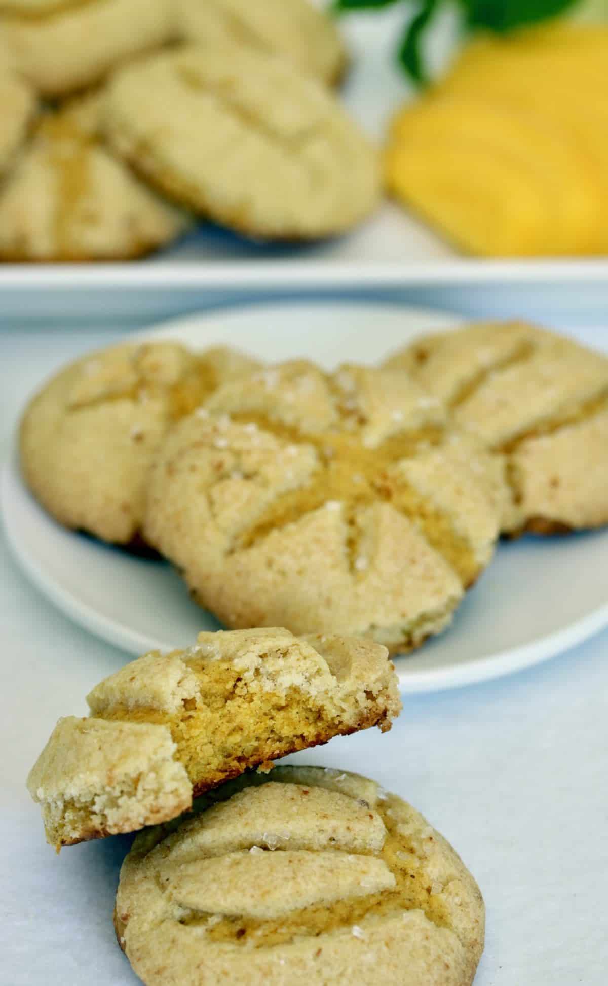 Thankful for mango concha cookies.