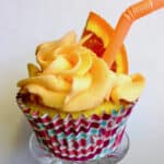 Orange crushed cupcakes.