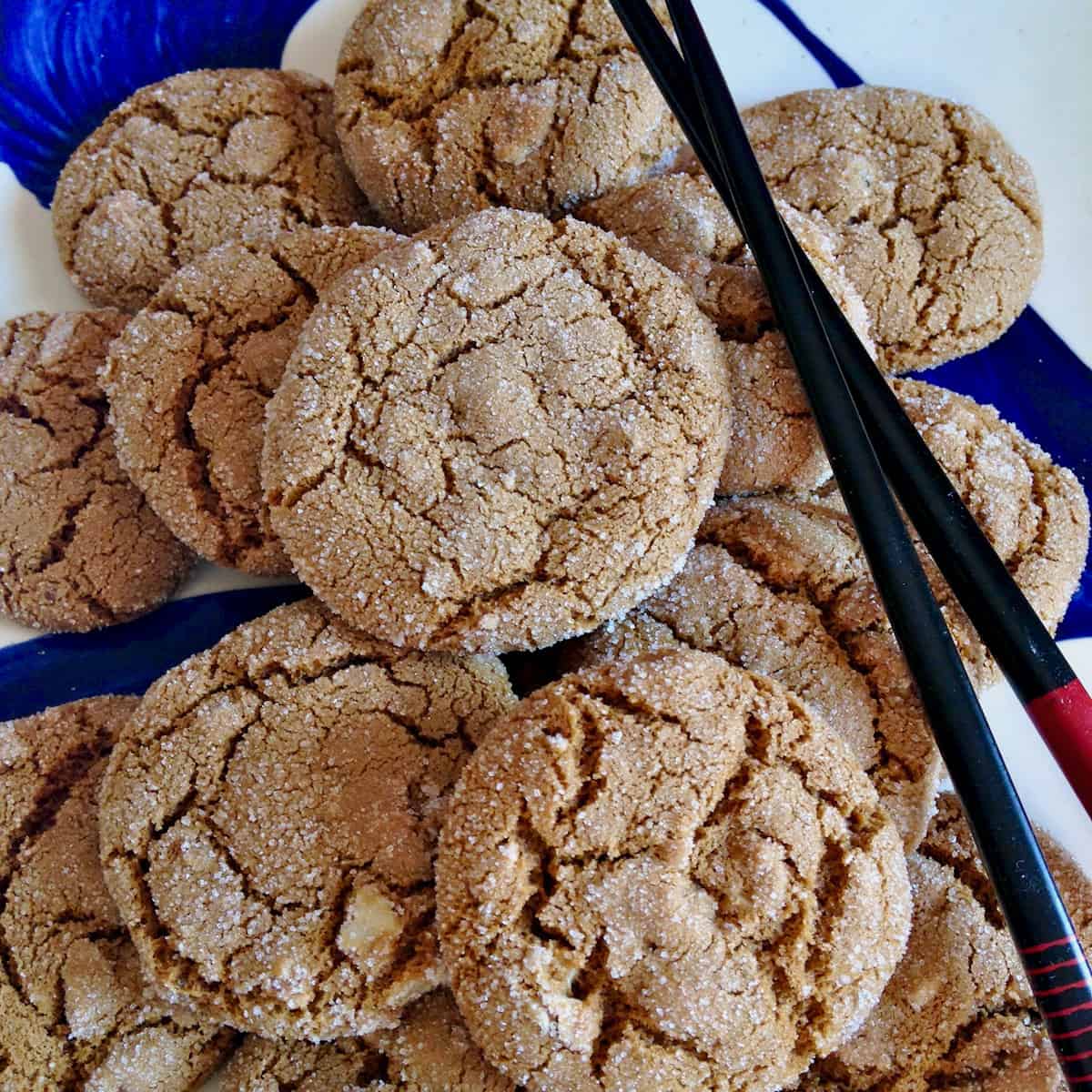 Five spice snap cookies.