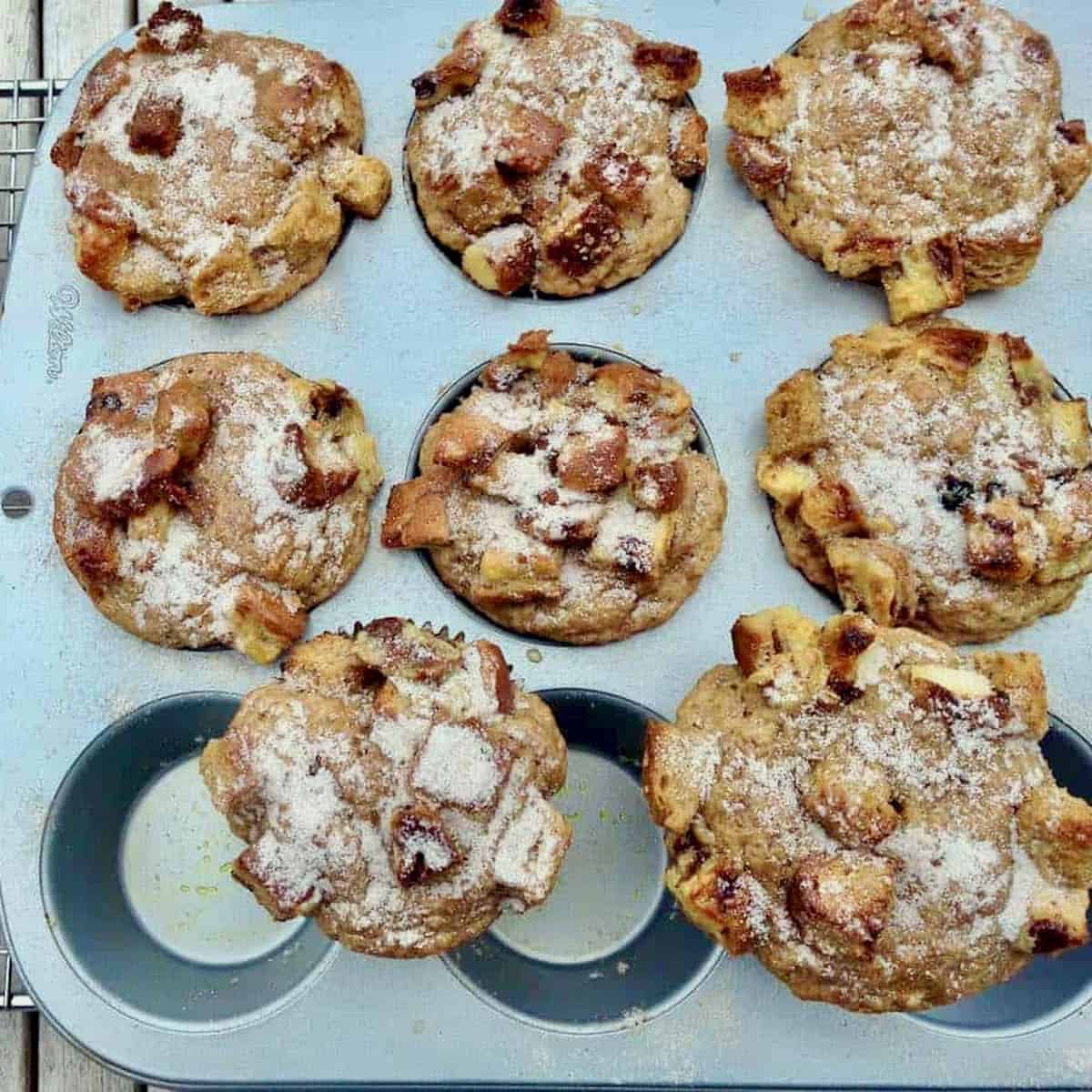 French toast muffins.