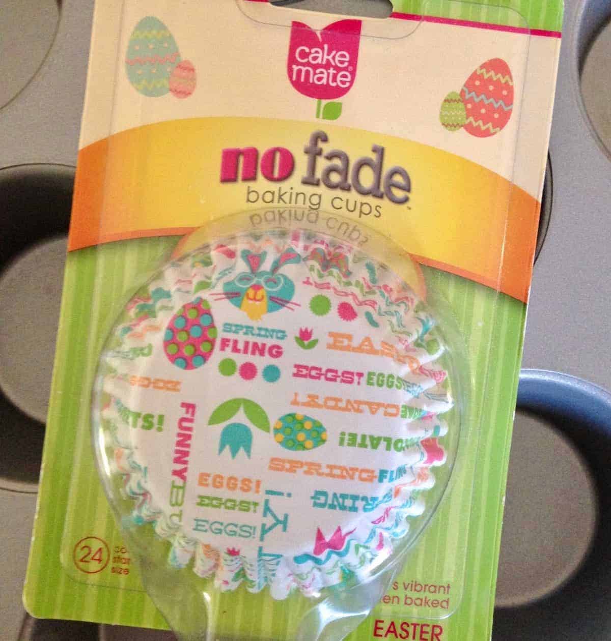 No fade cupcake liners.
