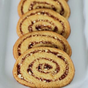 Christmas pinwheel cookies.