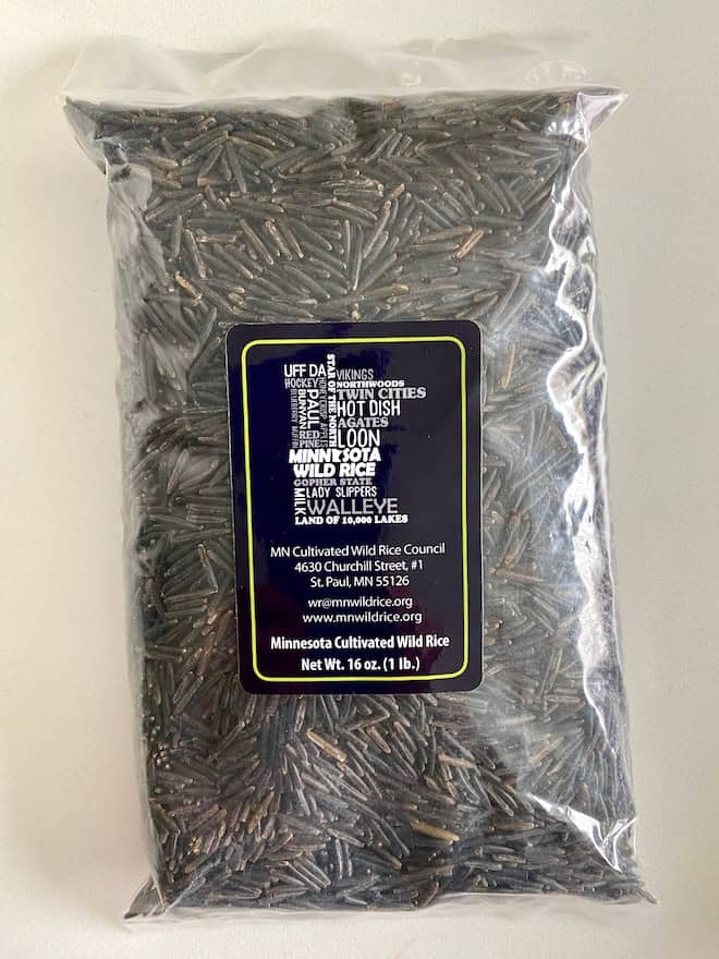 Minnesota wild rice.
