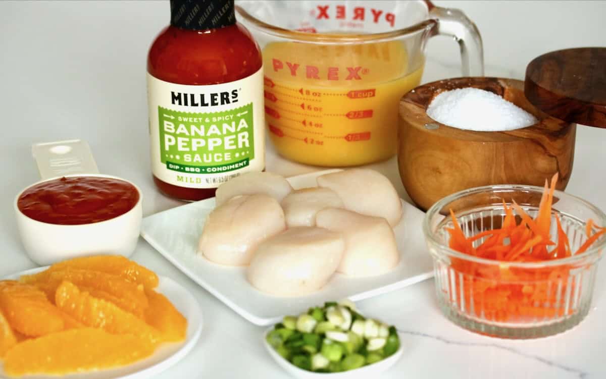 Recipe ingredients.