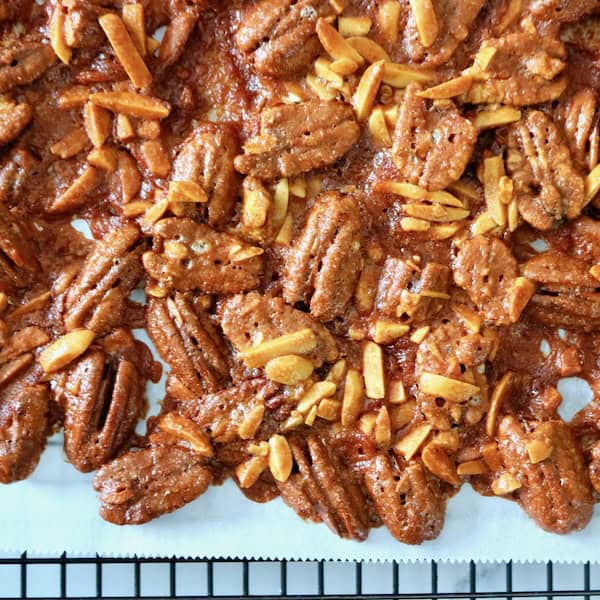 Roasted nut mix.