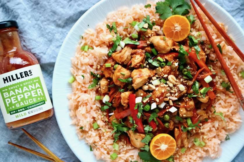 Healthy orange chicken.