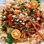 Healthy orange chicken recipe.