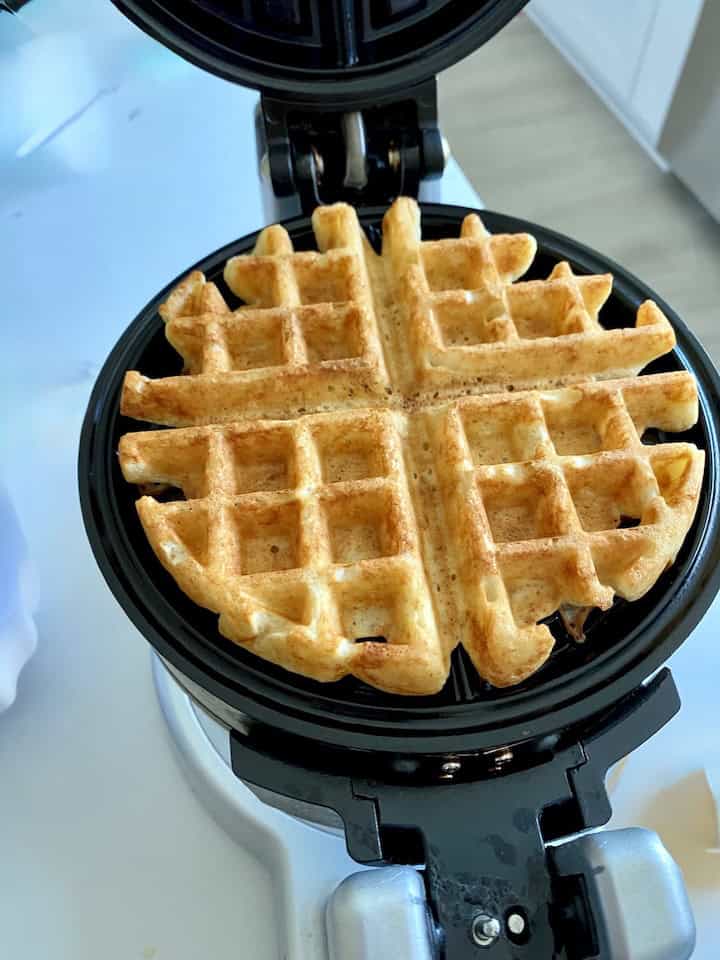Ricotta waffles.