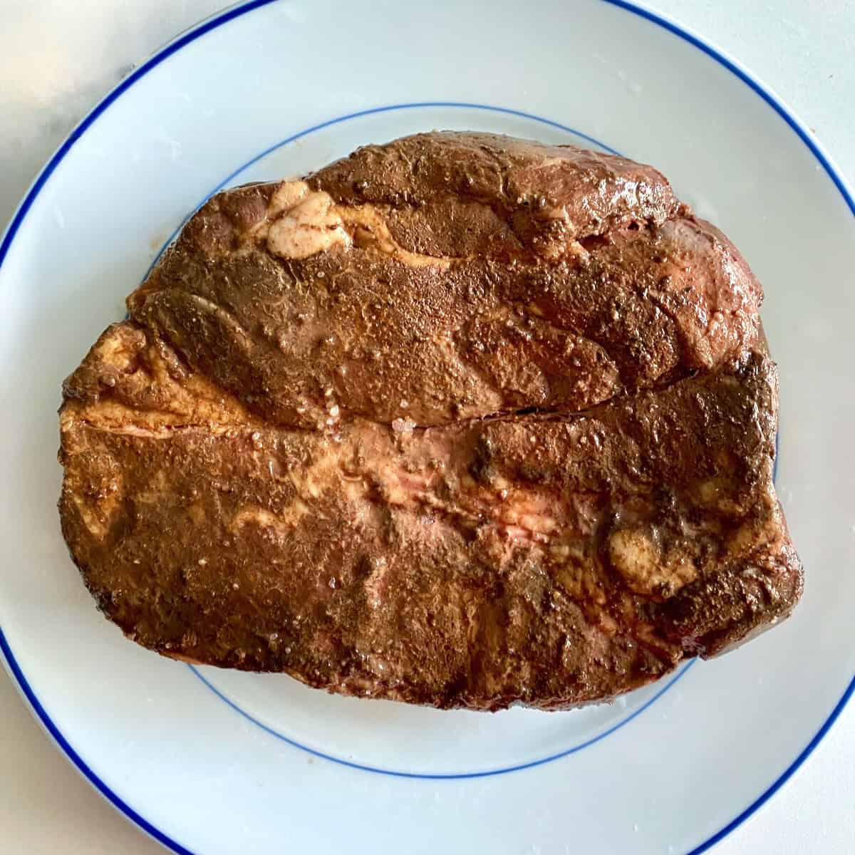 Sous vide roast beef.