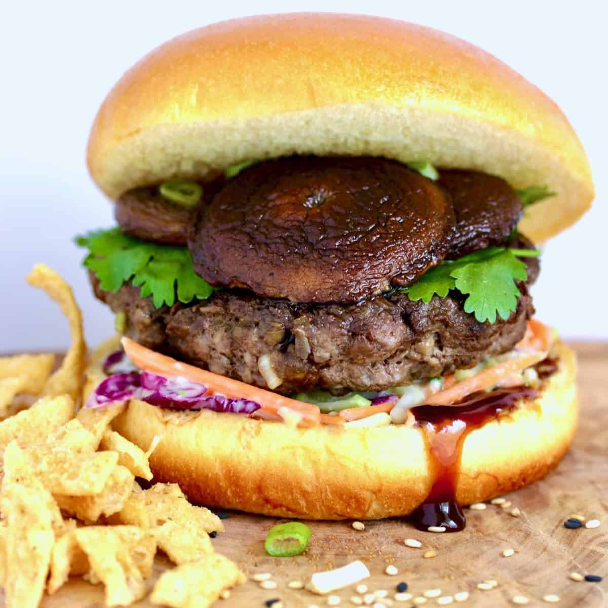 Mushroom blend burger.